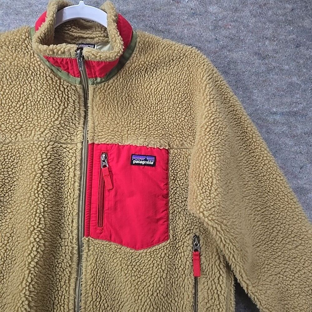 Patagonia Retro-X Jacket Kids Youth Sz XL Sherpa Fleece Full Zip Outdoors